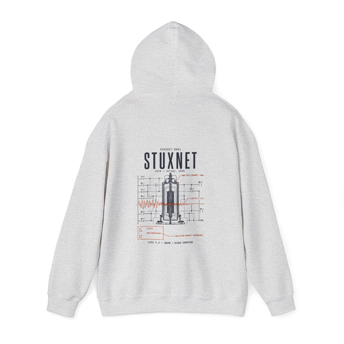 EXHIBIT 0001 — STUXNET HOODIE
