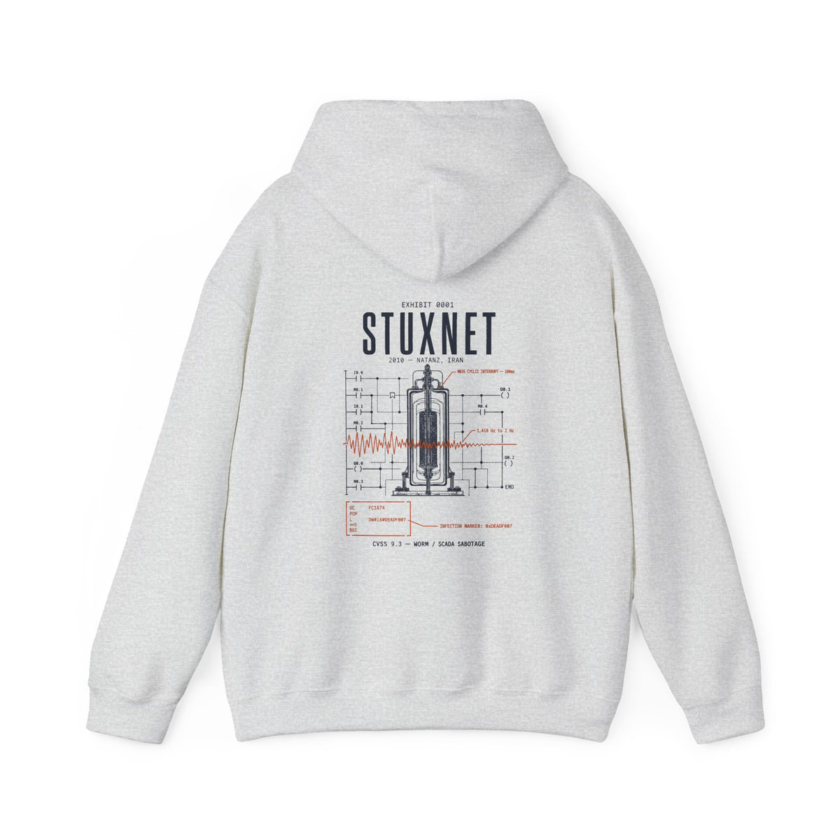 EXHIBIT 0001 — STUXNET HOODIE