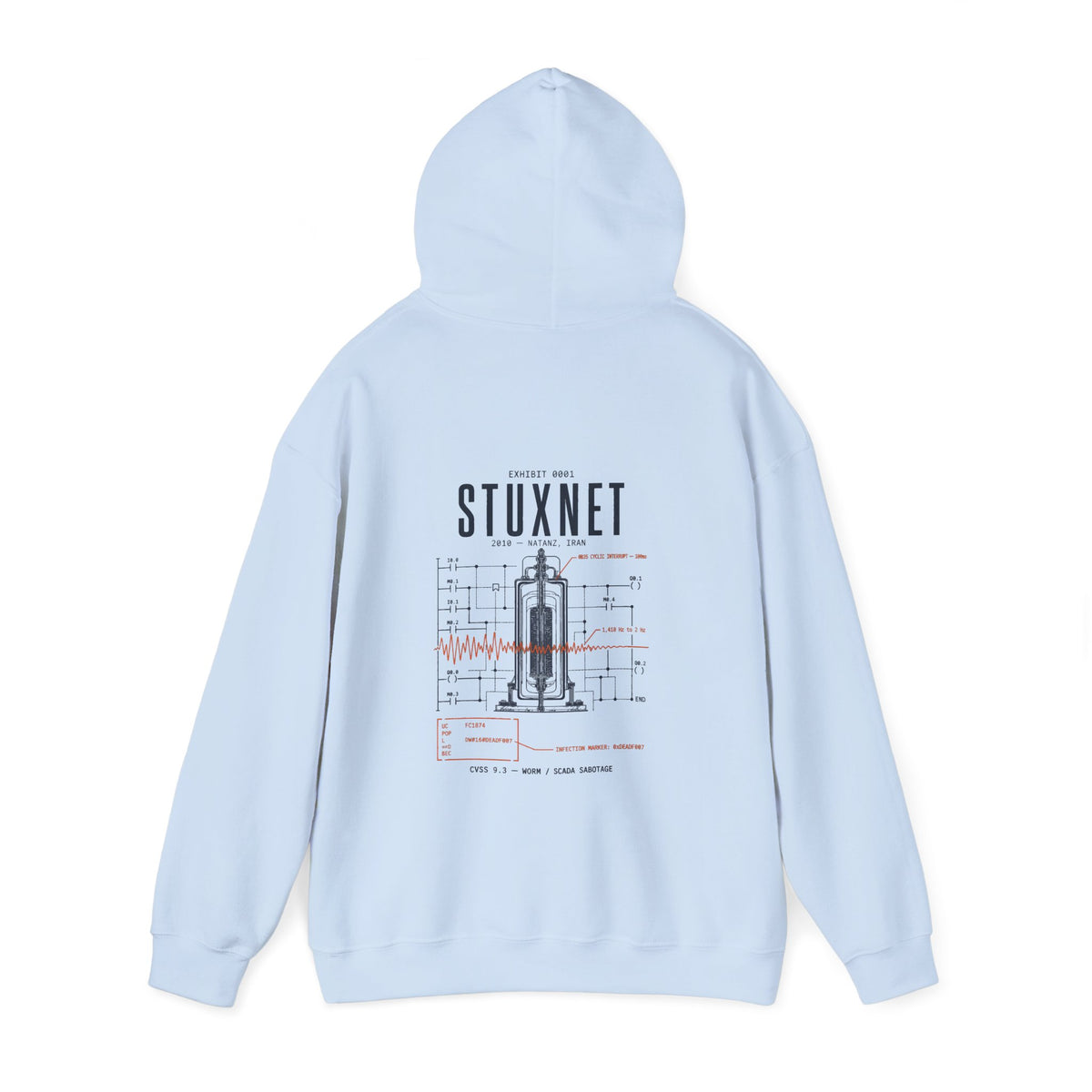 EXHIBIT 0001 — STUXNET HOODIE