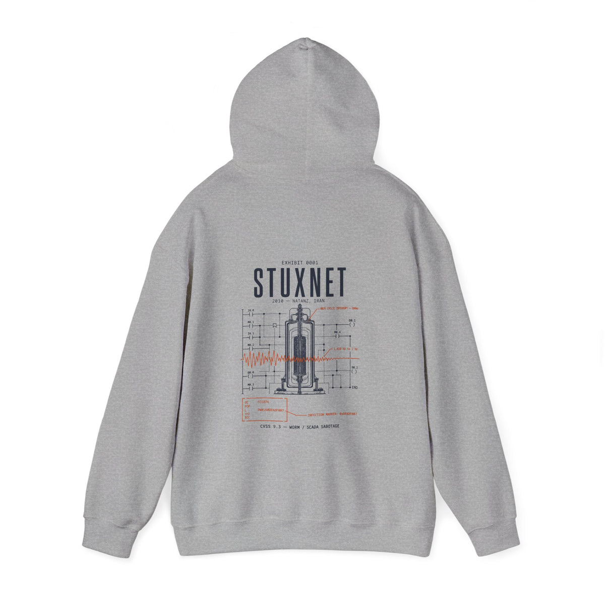 EXHIBIT 0001 — STUXNET HOODIE