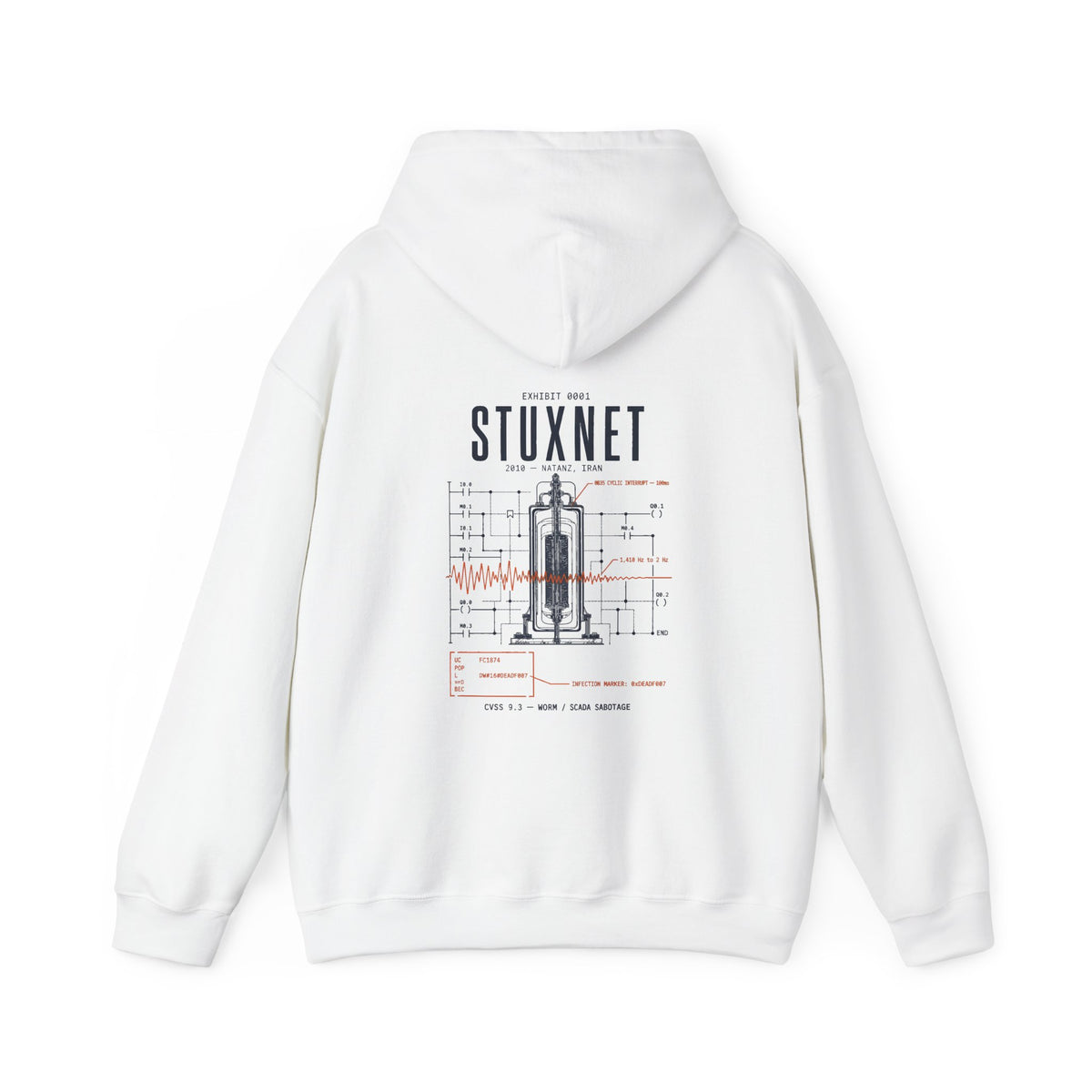 EXHIBIT 0001 — STUXNET HOODIE