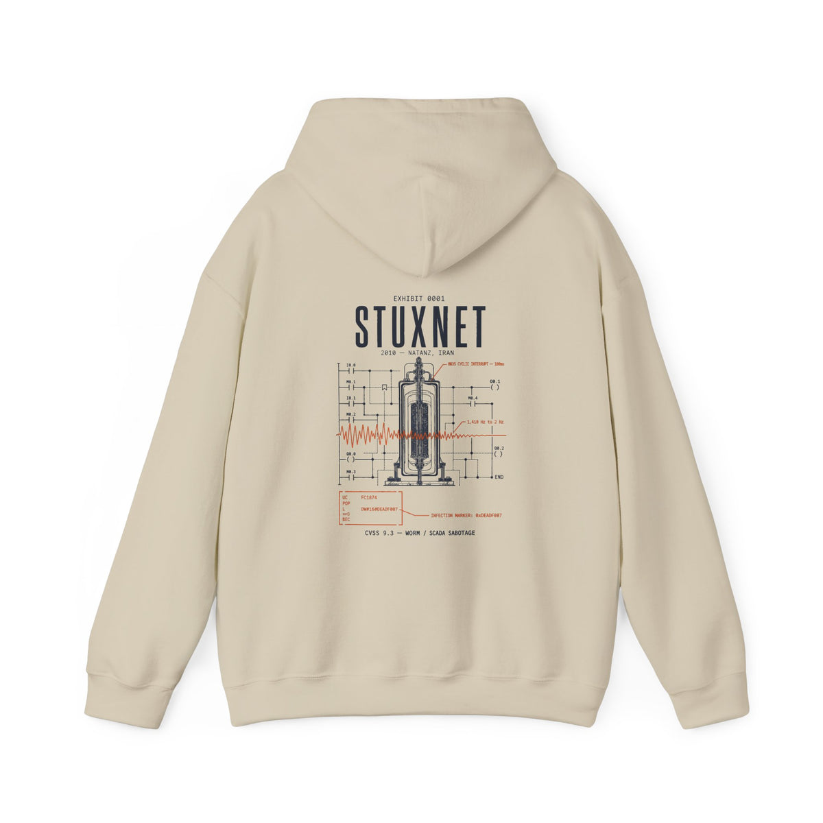 EXHIBIT 0001 — STUXNET HOODIE
