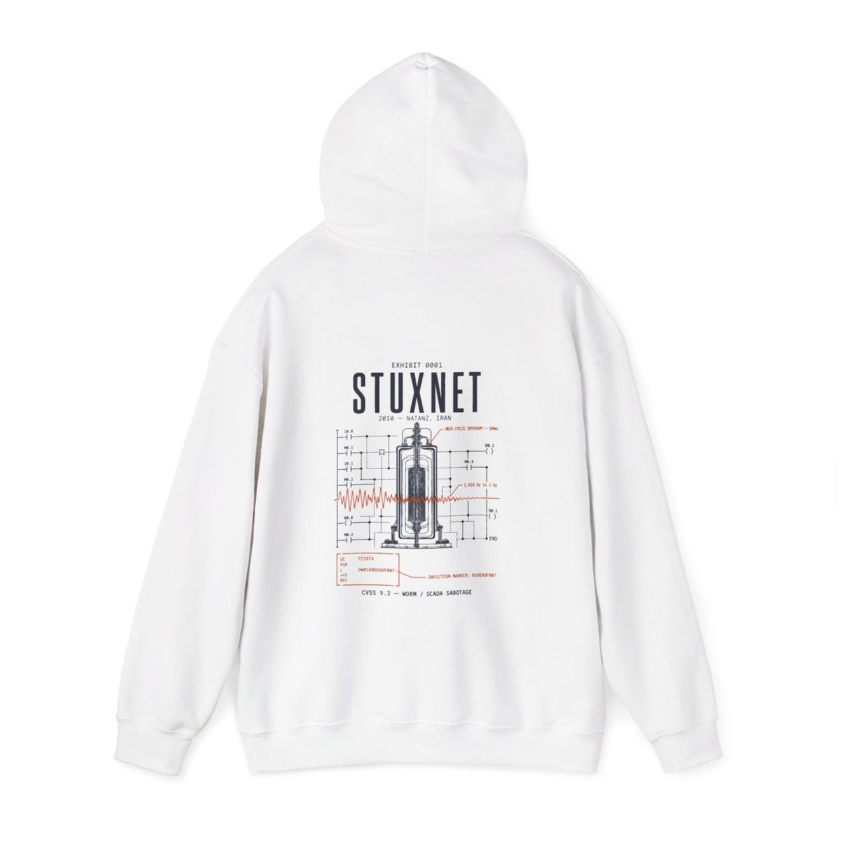 EXHIBIT 0001 — STUXNET HOODIE