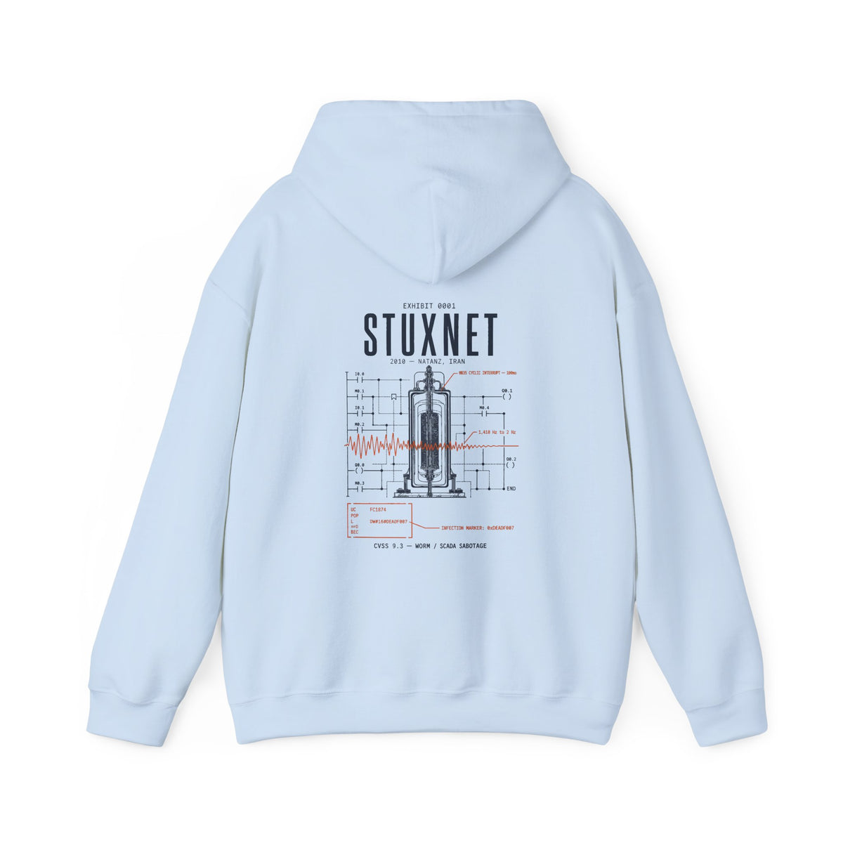 EXHIBIT 0001 — STUXNET HOODIE